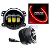 Off-Road LED Fog Lights Red LED Halo - image 1
