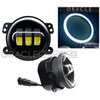 Off-Road LED Fog Lights White Plasma Halo - image 1