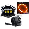 Off-Road LED Fog Lights Amber Plasma Halo - image 1