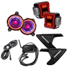 Oculus Colorshift Bi-LED Projector Headlight Assembly Kit for Jeep Gladiator JT, Wrangler JL - image 1