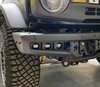 Triple LED Fog Light Kit for Late-Model Ford Bronco with OEM Modular Steel Front Bumper [White] - image 4