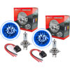 7" H4 Headlight Conversion Kit Blue LED Halo Includes - image 1