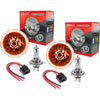 7" H4 Headlight Conversion Kit Amber LED Halo Includes - image 1