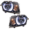 LED HALO Headlight Assembly Comes with preinstalled white LED Halos - image 1