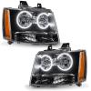 Plasma Halo Headlight Assemblies [Without Controller] for 2007-2013 Chevy Tahoe - White - image 1