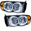 LED HALO Headlight Assembly Comes with preinstalled white LED Halos - image 1