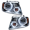 LED HALO Headlight Assembly Comes with preinstalled white LED Halos - image 1