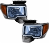 LED HALO Headlight Assembly Comes with preinstalled white LED Halos - image 1