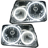 LED HALO Headlight Assembly Comes with preinstalled white LED Halos - image 1
