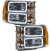 LED HALO Headlight Assembly Comes with preinstalled white LED Halos - image 1
