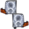 LED HALO Headlight Assembly Comes with preinstalled white LED Halos - image 1