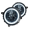 LED HALO Headlight Assembly Comes with preinstalled white LED Halos - image 1