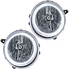 LED HALO Fog Light Assembly Comes with preinstalled white LED Halos - image 1