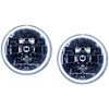 LED HALO Headlight Assembly Comes with preinstalled white LED Halos - image 1