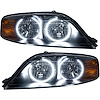 LED HALO Headlight Assembly Comes with preinstalled white LED Halos - image 1