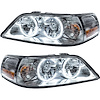 LED HALO Headlight Assembly Comes with preinstalled white LED Halos - image 1