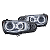 LED HALO Headlight Assembly Comes with preinstalled white LED Halos - image 1