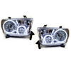 LED HALO Headlight Assembly Comes with preinstalled white LED Halos - image 1