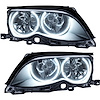 LED HALO Headlight Assembly Comes with preinstalled white LED Halos - image 1