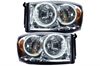 LED HALO Headlight Assembly Comes with preinstalled white LED Halos - image 1
