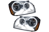LED HALO Headlight Assembly Comes with preinstalled white LED Halos - image 1