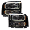 2005 2007 Ford F 250350 ALL SMD HL Black - image 1