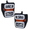 2008 2010 Ford F250350 ALL LED HL Black - image 1