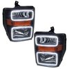 2008 2010 Ford F250350 ALL LED HL Black - image 2
