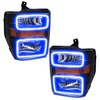 2008 2010 Ford F250350 ALL LED HL Black - image 2