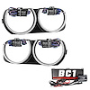 Colorshift Halo Headlight Bezel Set [BC1 Controller] for 2015-2021 Dodge Challenger - image 1