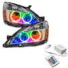 Product Name Colorshift Halo Headlight Assemblies [Simple RGB Controller w/Remote] For 2003-2007 Honda Accord Coupe/Sedan - image 1