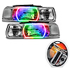 ColorSHIFT Halo Headlight Assemblies [RF Controller] for 2000-2006 Chevy Tahoe - image 1