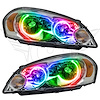 Colorshift Halo Headlight Assemblies [Simple RGB Controller w/Remote] Fits 2006-2013 Chevy Impala - image 1