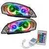 Colorshift Halo Headlight Assemblies [Simple RGB Controller w/Remote] Fits 2006-2013 Chevy Impala - image 2