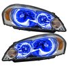 Colorshift Halo Headlight Assemblies [Simple RGB Controller w/Remote] Fits 2006-2013 Chevy Impala - image 4