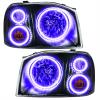 8905-007 SMD Pre-Assembled Headlights, Triple Halo, UV/Purple - image 1