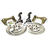 FRONT DISC SPINDLE KIT PR. 67-69 F-BODY / 68-74 X-BODY / 64-72 A-BODY INCLUDES SPINDLES CALIPER MOUN - image 1