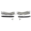 BUMPER GUARD RR PAIR WITH RUBBER INSERT 71-72 CHEVELLE - image 1