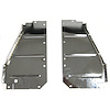 CS13-56PC Radiator Support Side Filler Panel 1956 Chevy Chrome Pair - image 1