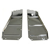 CS13-57PC Radiator Support Side Filler Panel for 1957 Chevy [Chrome] - image 1
