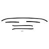 DM15-67S Roof Drip Rail Support for 1967-1972 Ford Trucks - image 1