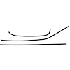 DO07-47TCL Door Window Trim Channel Set for 1947-1954 GM C/K Series - image 1