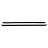 Upper Interior Door Panel Trim 1967-1972 Chevy C10 Pickup Truck/Blazer/Suburban, GMC Jimmy - Black Finish - image 1