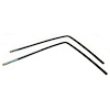 DO13-55WF Door Glass Runner 1955-1957 Chevy 2-Door Sedan Pair - image 1