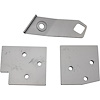DO20-67DPL for 1967-1968 Ford Mustang A Pillar Nut Plate 3 Pcs Kit Left/Driver Side