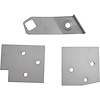 DO20-67DPR for 1967-1968 Ford Mustang A Pillar Nut Plate 3 Pcs Kit Right/Passenger Side
