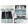 DO20-67THS Rear Seat Trap Door Hinges for 1967-1970 Ford Mustang Fastback - image 1