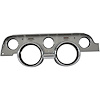 DP20-671 Instrument Bezel 1967-1968 Ford Mustang Deluxe Brushed Aluminum - image 1