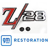 EM01-690 Rear Panel Emblem "Z28" for 1969 Chevy Camaro - image 1