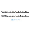 EM13-57C Chevrolet Script Set 15" 6 Cylinder Car for 1957 Chevy Bel Air, 150, 210 - image 1